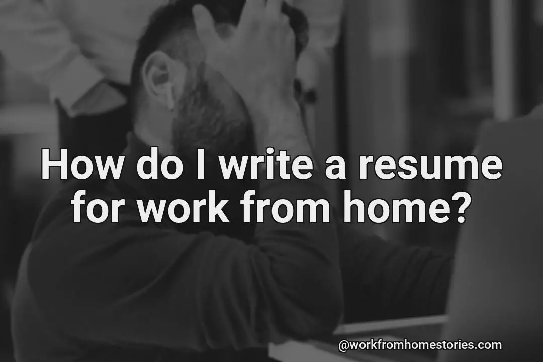 How Do I Write My Resume At Home 